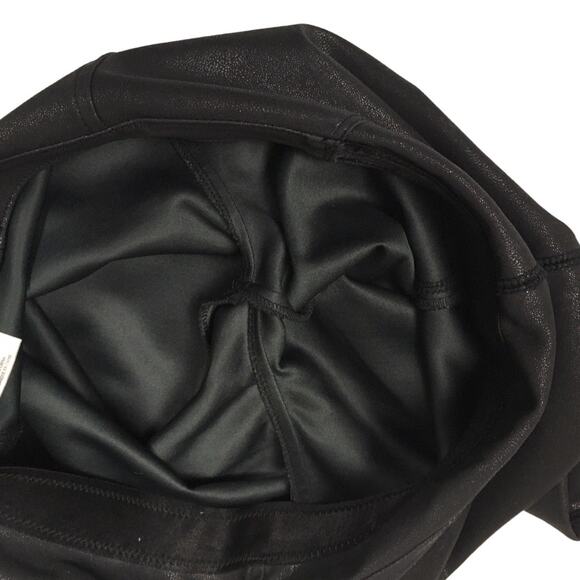 BlankNYC Leggings Happy Hour Black Texture Faux Leather Pull On Pants Women's 27 - Picture 15 of 16